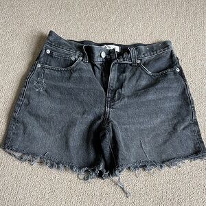 Madewell Charcoal Jean Shorts